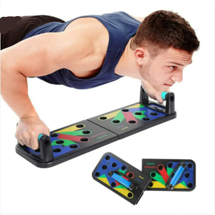 12-In-1 Foldable Muscle Training Push-Up Board Home Push Up Stand Fitness Exercise Tools Image 7
