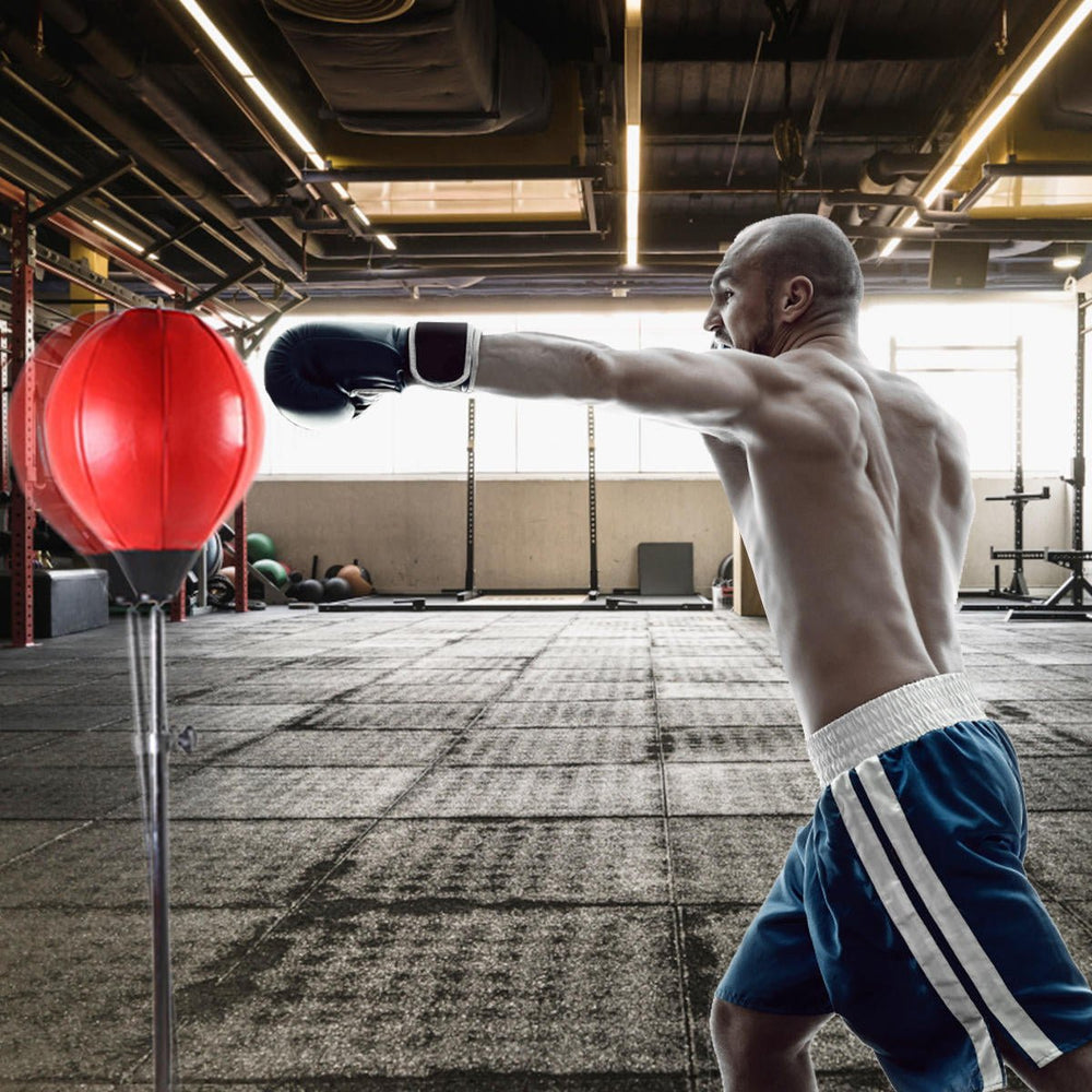 120-150cm Adjustable Boxing Training Target Freestanding Punch Bag Adults Boxing Back Base Gloves Pump Image 2
