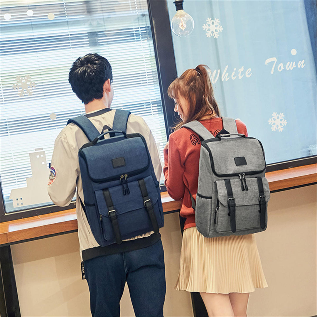 16 Inch Laptop Backpack Oxford Satchel Rucksack Student School Bag Camping Travel Women Men Image 2