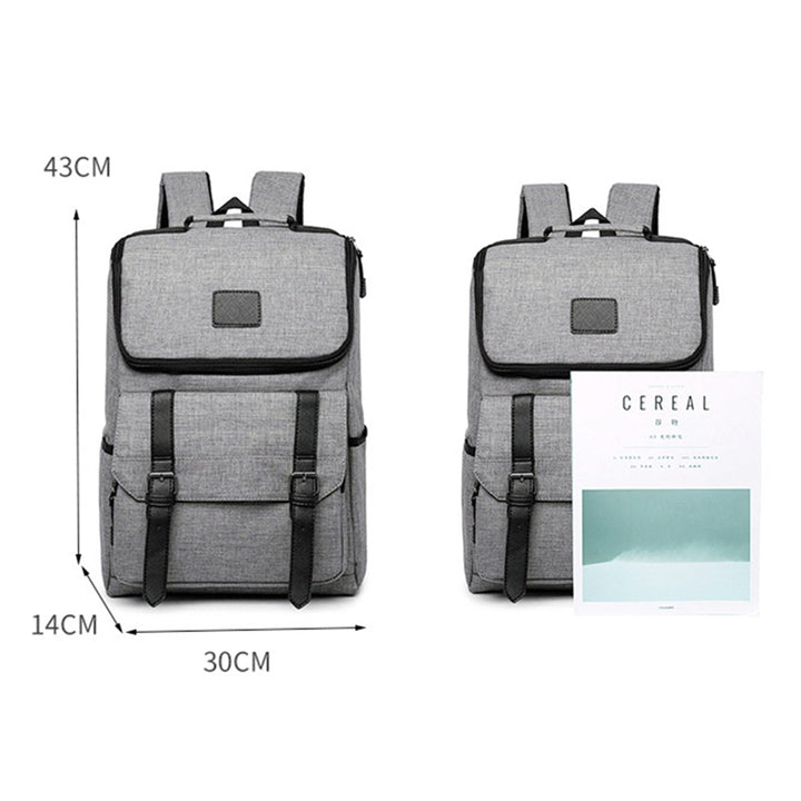 16 Inch Laptop Backpack Oxford Satchel Rucksack Student School Bag Camping Travel Women Men Image 4