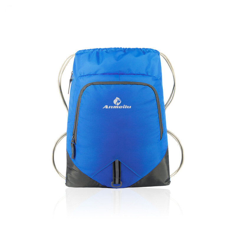 12L Foldable Drawstring Backpack Ultralight Outdoor Travel Waterproof Folding School Bag Image 3