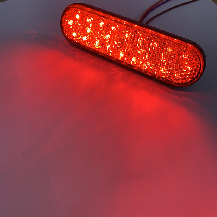 12V Universal Motorcycle 24LED License Number Plate Light Bake Tail Stop Lamp Image 1