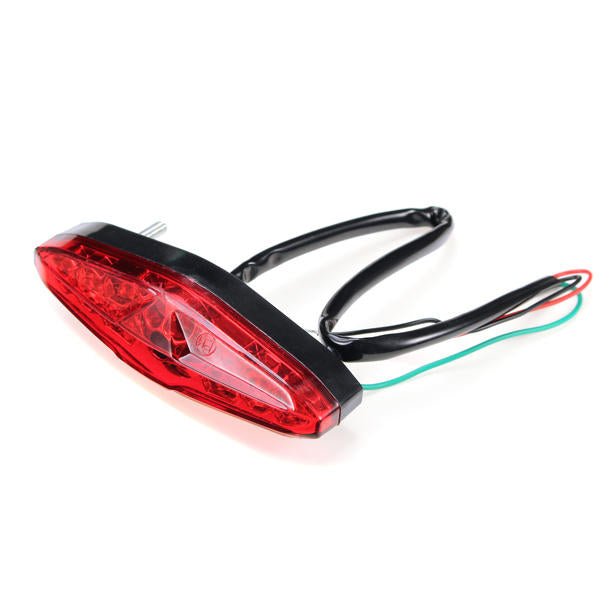 12V Motorcycle Retro Brake Light Plate Tail Lights For Harley Cruise Prince Image 2