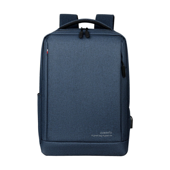 13L School Backpack USB Charging Waterproof Men Shoulder Bag 14inch Laptop Bag for Camping Travel Image 1