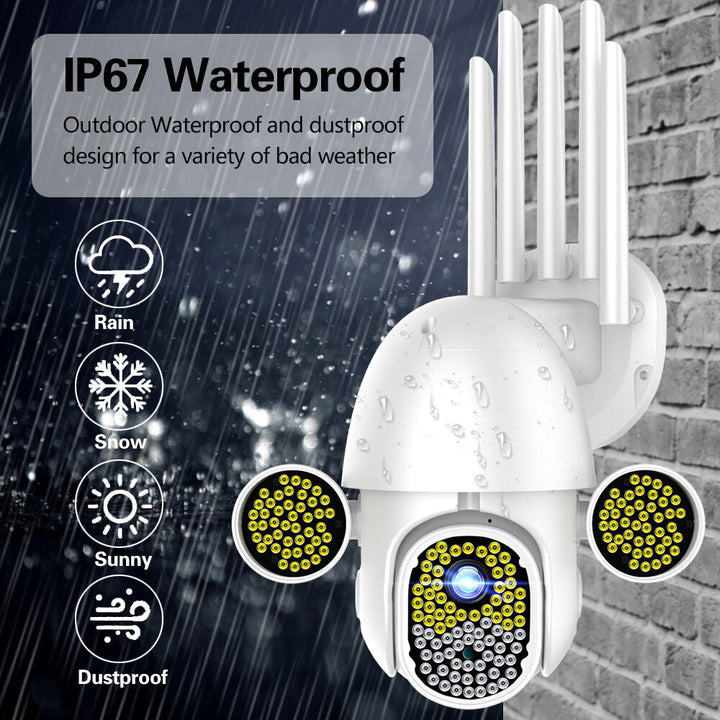 172 LED 1080P 2MP IP Camera Outdoor Speed Dome Wireless Wifi Security IP66 Waterproof Camera 360 Pan Tilt Zoom IR Image 9