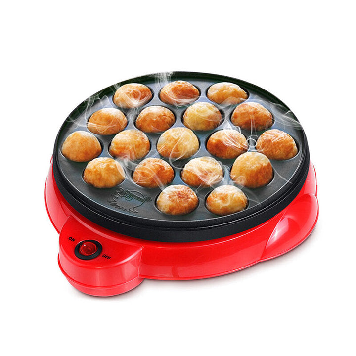 18 Holes Electric Octopus Ball Grill Takoyaki Baking Mould Machine Mini Electric Chibi Maruko Grill Pan Image 1