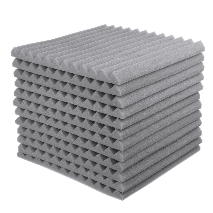 16 Pcs Soundproofing Wedges Acoustic Panels Tiles Insulation Closed Cell Foams Image 1
