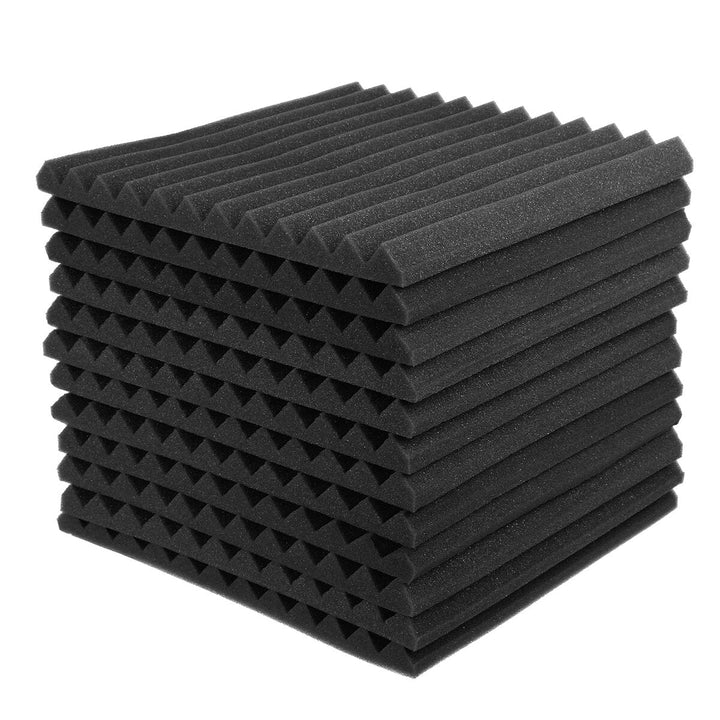 16 Pcs Soundproofing Wedges Acoustic Panels Tiles Insulation Closed Cell Foams Image 1