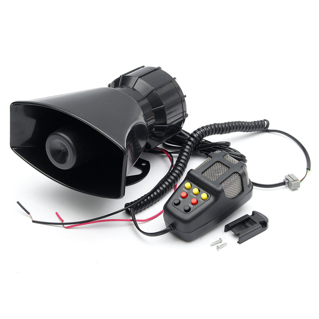 12V 7 Sounds PA System Car Loud Air Horn Siren for Boat Van Truck Warning Alarm Speaker W Microphone Image 8