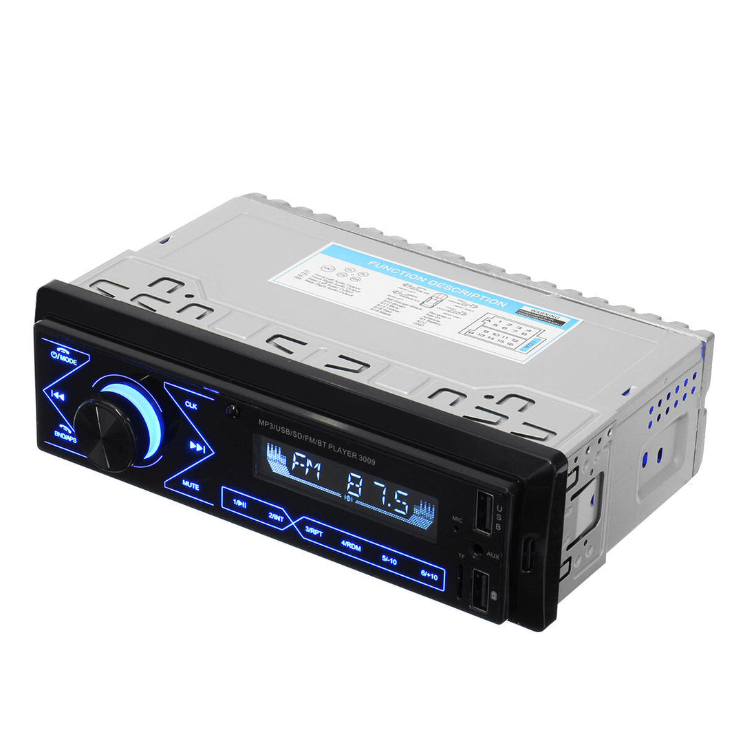 12V Touch USB Card Radio Host Truck Universal Car MP3 bluetooth Player Image 1