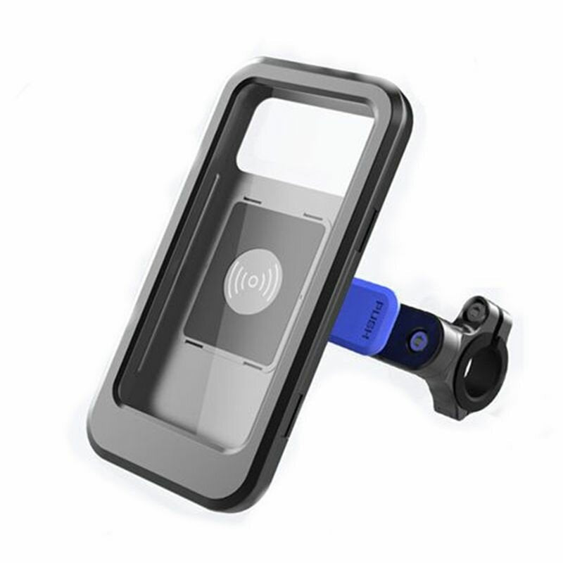 12V 15W Wireless Charger Touch Phone Holder Riding Bracket 6.7inch Box Cycling Navigation For Bicycle Motorcycle Image 1
