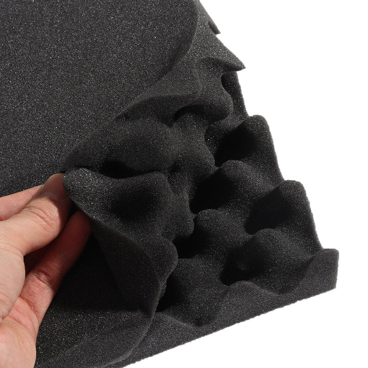12Pcs,Set Studio Acoustic Foam Panels Tile Sound Insulation Proofing 30x30x4cm Image 9