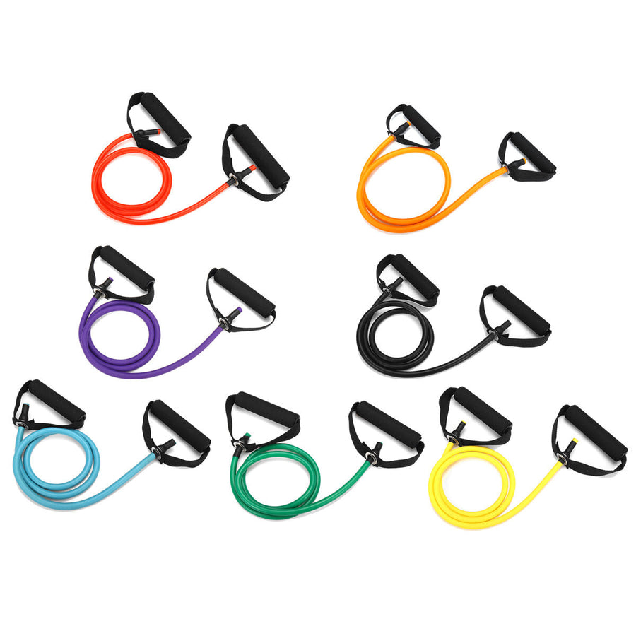 1Pc 10,15,20,25,30,35,40lbs Resistance Bands Fitness Muscle Training Exercise Bands Image 1