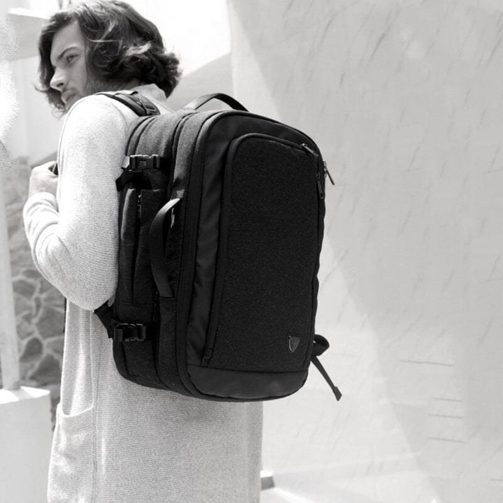 2 In 1 20L Backpack Polyester Waterproof 17inch Laptop Bag Shoulder Bag Handbag Image 4