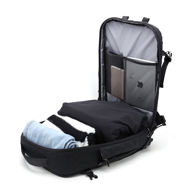 2 In 1 20L Backpack Polyester Waterproof 17inch Laptop Bag Shoulder Bag Handbag Image 8