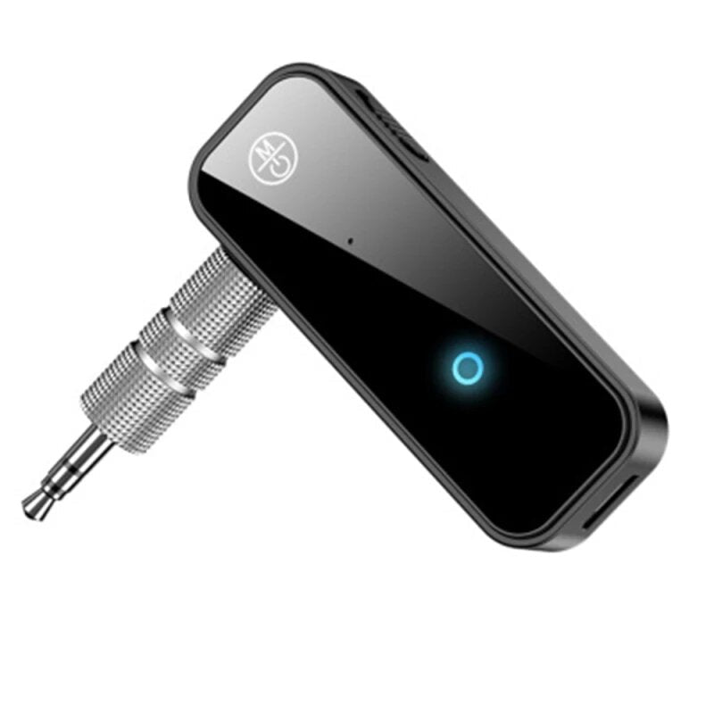 2 In 1 Bluetooth 5.0 Audio Wireless Adapter 3.5mm AUX Car Receiver Computer TV Projector Transmitter Image 1