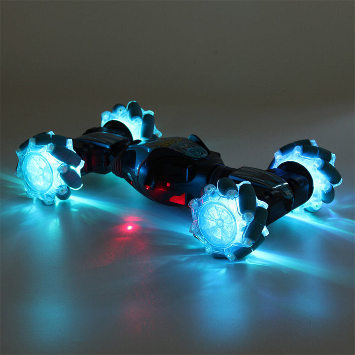 2.4G 4WD Flip LED Light Music Remote Control Off Road Truck Vehicles Models Toys Image 4