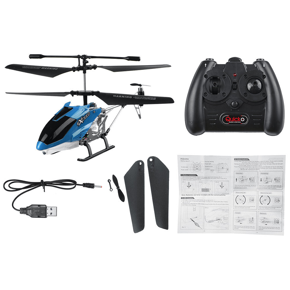 2.4G 3CH Altitude Hold RC Helicopter RTF Alloy Electric RC Model Toys Image 9