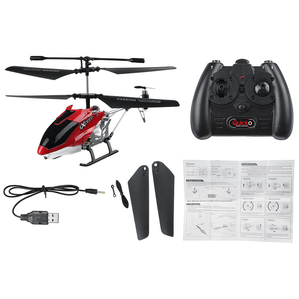 2.4G 3CH Altitude Hold RC Helicopter RTF Alloy Electric RC Model Toys Image 10