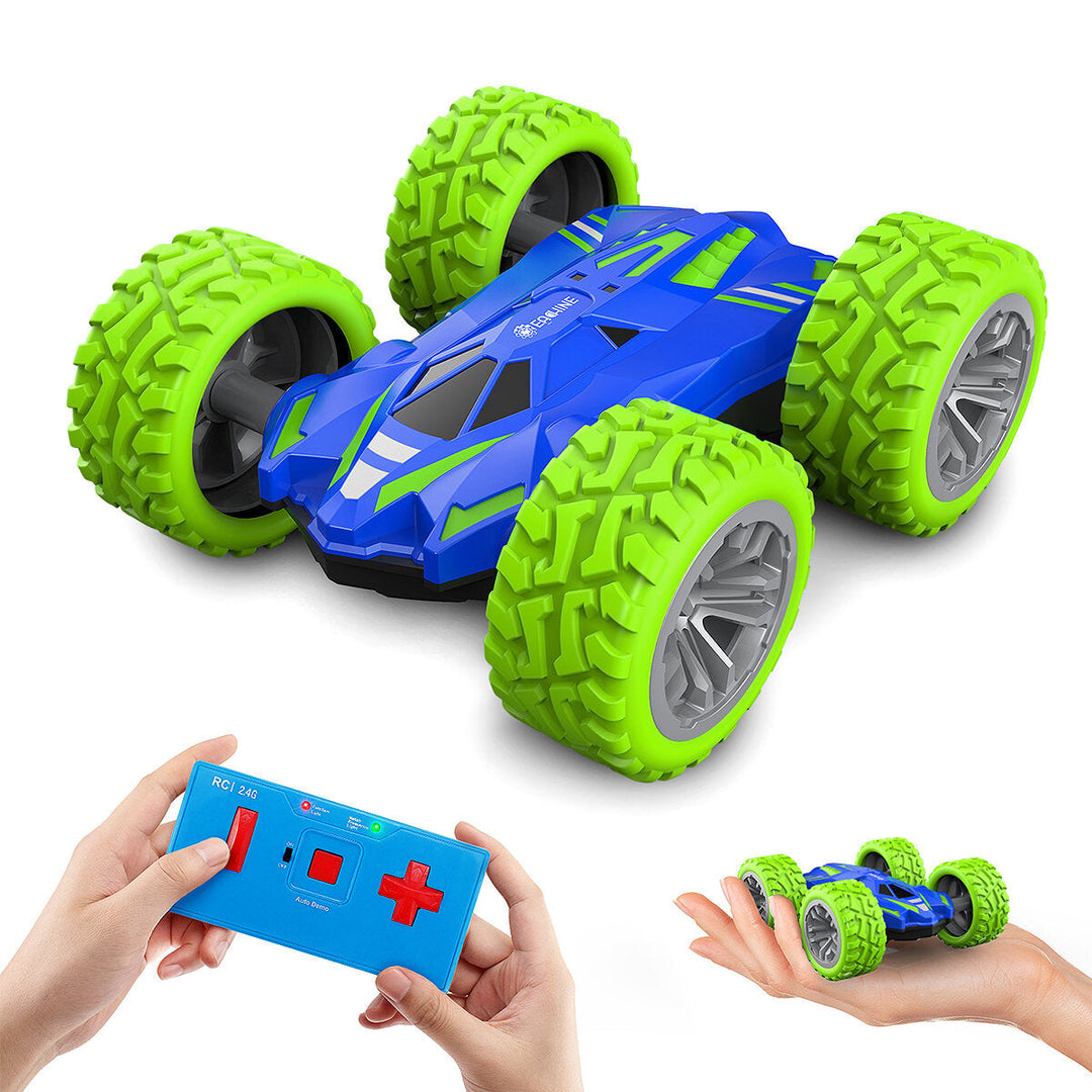 2.4G 4CH Stunt Drift Deformation Remote Control Rock Crawler Roll Flip Kids Robot Auto Toy Image 1