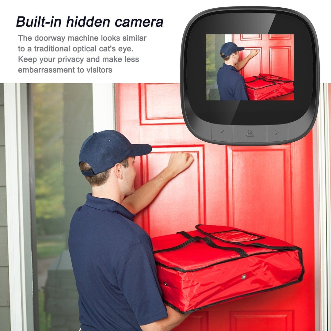 2.4" Smart Doorbell IR Night Vision Door Peephole Camera Photo Recording Digital Display Video Door Bell Image 6