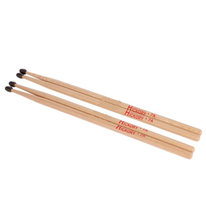 2 Pair 7A Drumsticks Water Drop Hammerheads Classic for Adults and Students Image 1