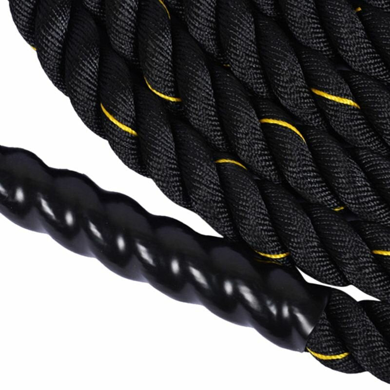 2.8/3m Exercise Training Rope Heavy Jump Ropes Adult Skipping Rope Battle Ropes Strength Muscle Building Fitness Gym Image 4