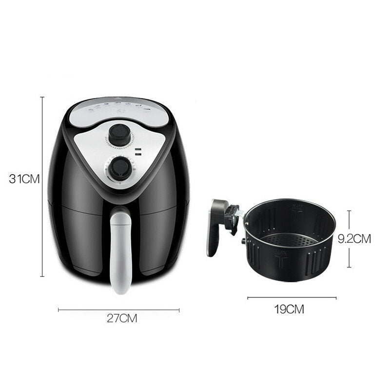 2.6L 1300W 110V Air Fryer Cooker Oven LCD Low Fat Health Free Food Frying Litre Image 4