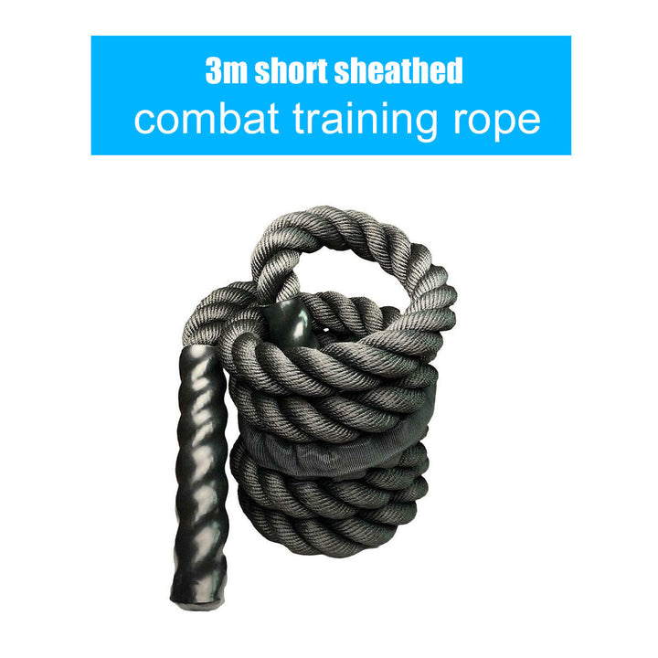 2.8M/3M Fitness Heavy Jump Rope 25mm Diameter Weighted Battle Skipping Ropes Powerful Strength Training Ropes Image 6
