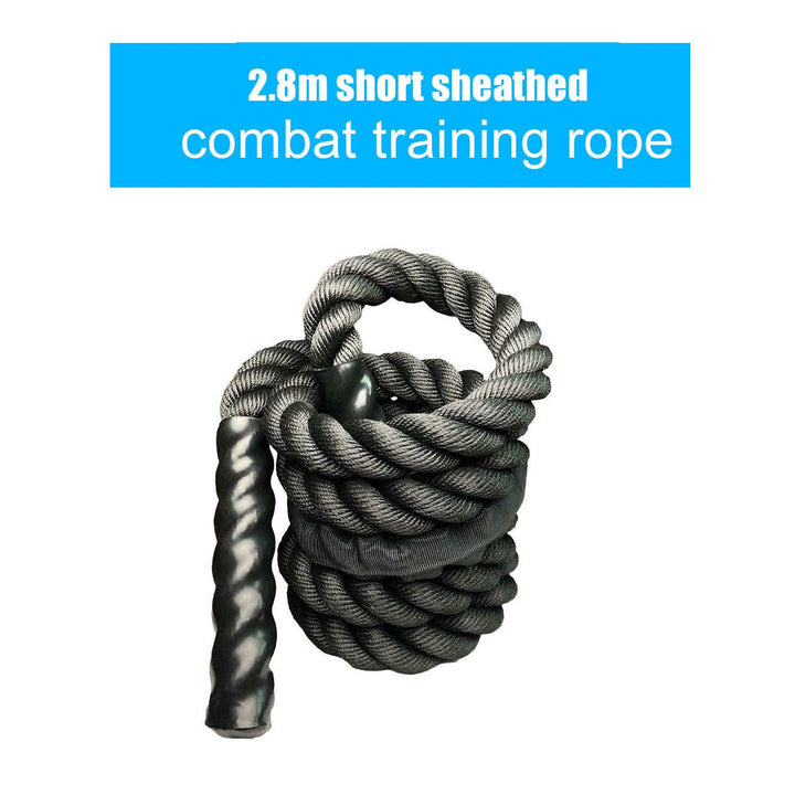 2.8M/3M Fitness Heavy Jump Rope 25mm Diameter Weighted Battle Skipping Ropes Powerful Strength Training Ropes Image 1