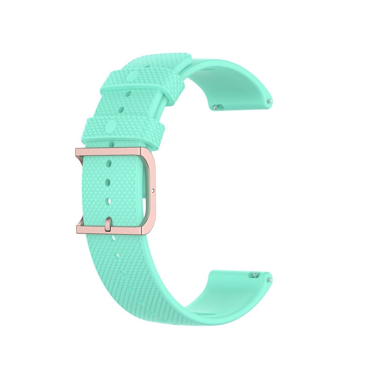 20mm Dot Pattern Silicone Smart Watch Band Replacement Strap Image 1