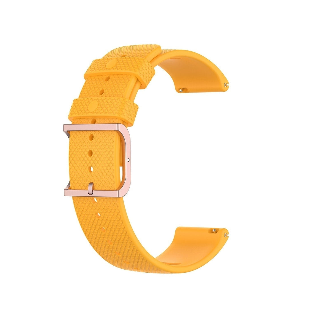 20mm Dot Pattern Silicone Smart Watch Band Replacement Strap Image 1