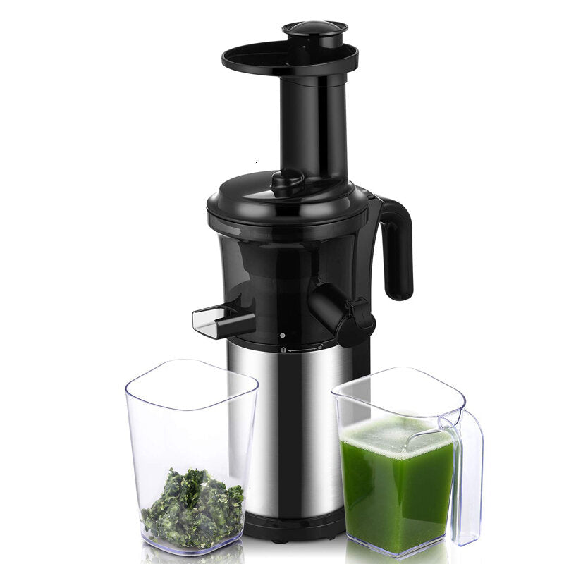 200W 40RPM Stainless Steel Masticating Slow Auger Juicer Machine Fruit and Vegetable Squeezer Press Juice Maker Image 1