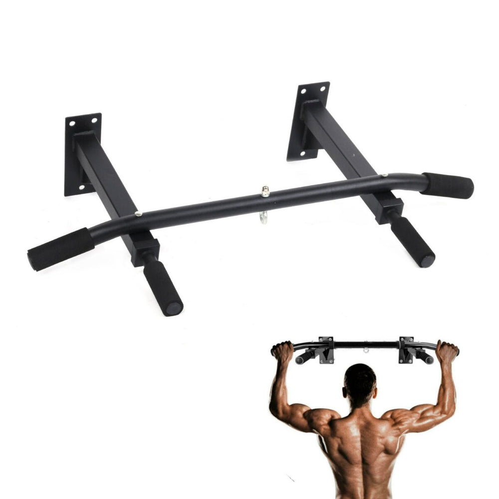200KG Max Bearing Indoor Home Pull-ups Wall Mount Single Bars Portable Muscle Exercise Horizontal Bar Image 2