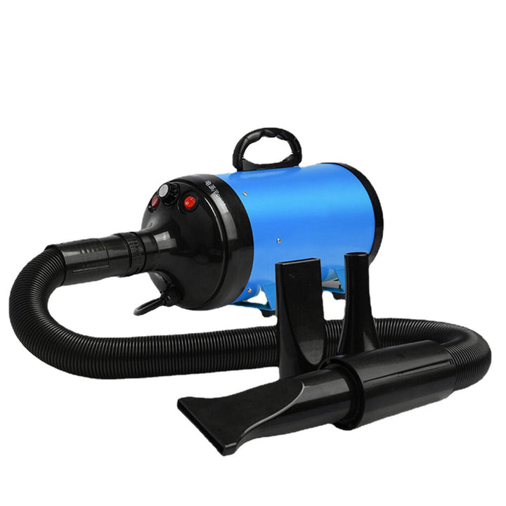2200W Dog Hair Dryer Electric Blower Warm Wind Cat Paws Grooming Electric Machine with 3 Nozzles Adjustable Steppless Image 1