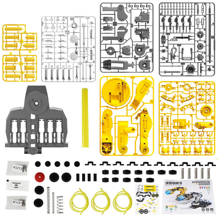 220PCS 101,102 DIY Assembled 3 In 1 Hydraulic Robot Arm Steam Science Leaning Children Toys Image 4