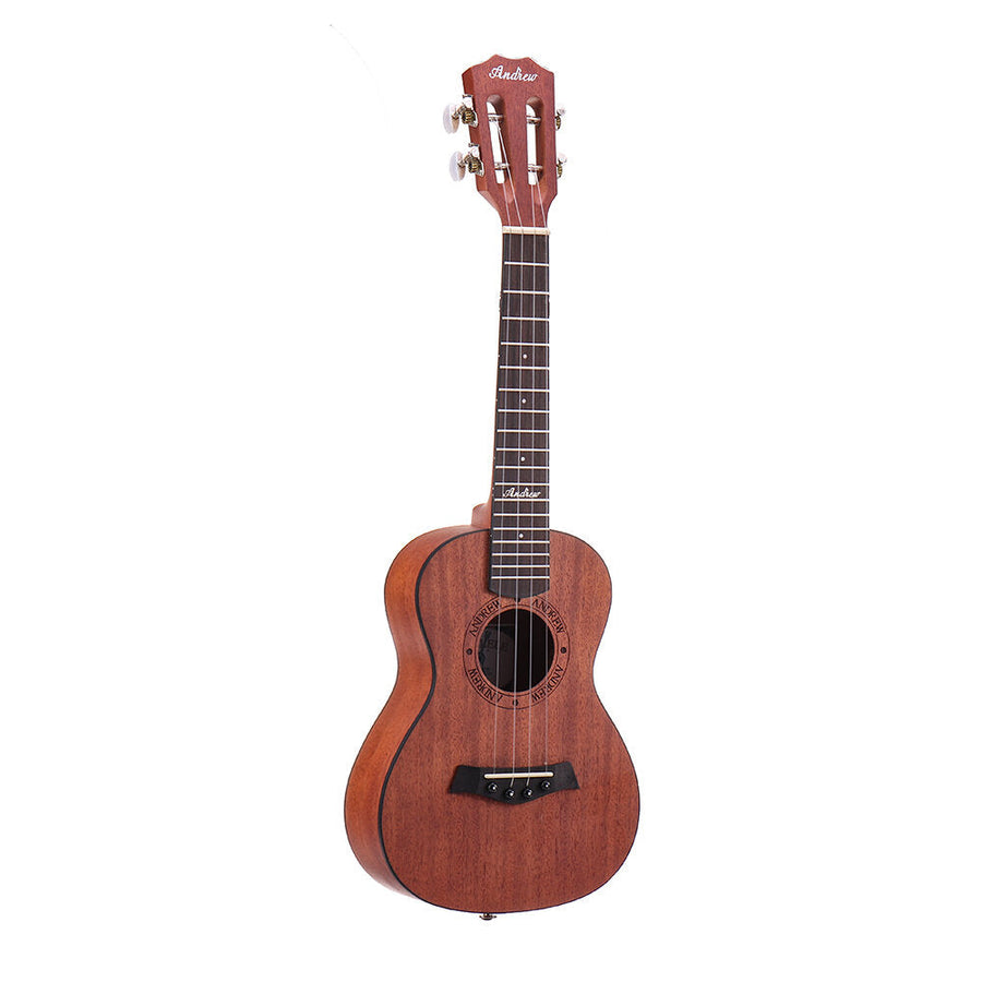 23 Inch Mahogany High Molecular Carbon String Coffee Color Ukulele for Guitar Player Image 1