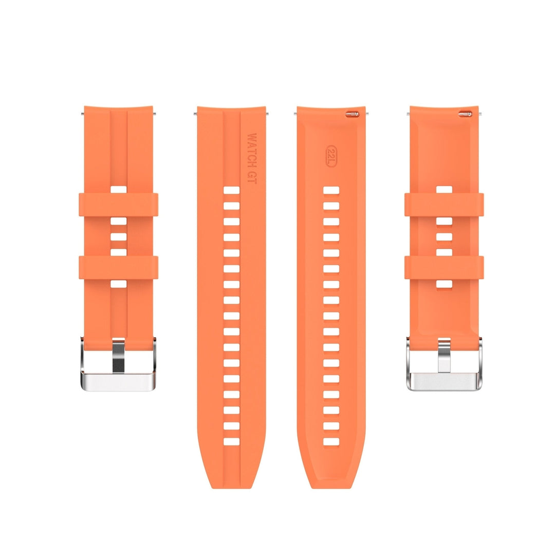 22mm Multi-color Silicone Replacement Strap Smart Watch Band For 46mm Smart Watch Image 12