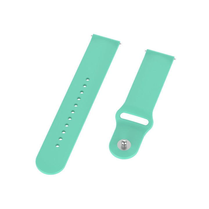 22mm Solid Color SLR Buckle Silicone Replacement Strap Smart Watch Band For Samsung Galaxy Watch 46MM Image 11