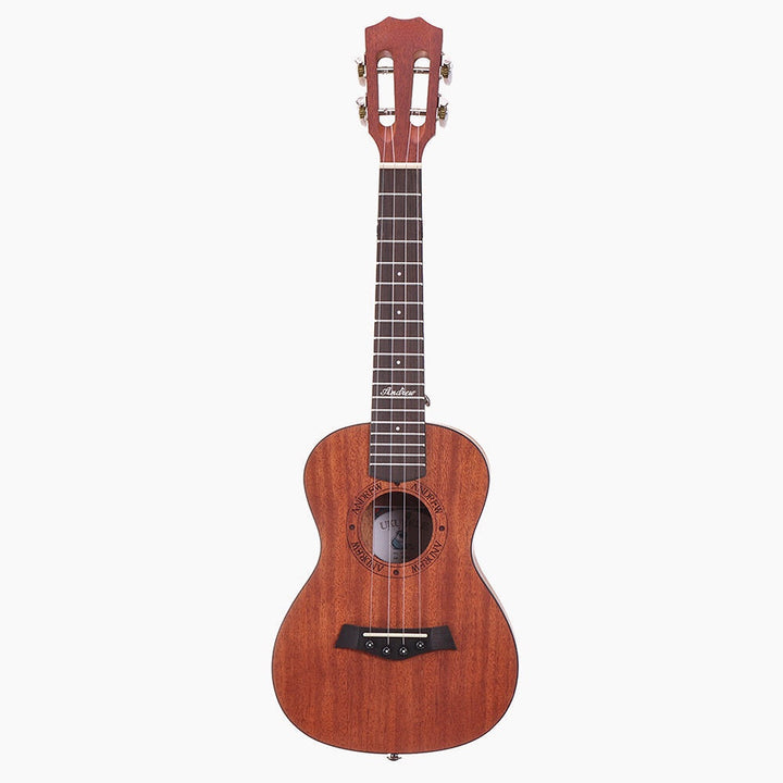23 Inch Mahogany High Molecular Carbon String Coffee Color Ukulele for Guitar Player Image 4