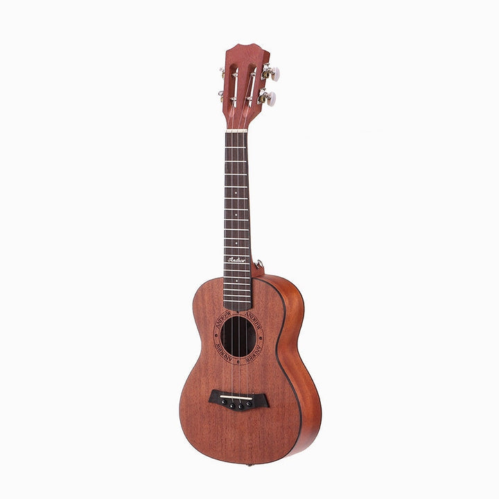 23 Inch Mahogany High Molecular Carbon String Coffee Color Ukulele for Guitar Player Image 6