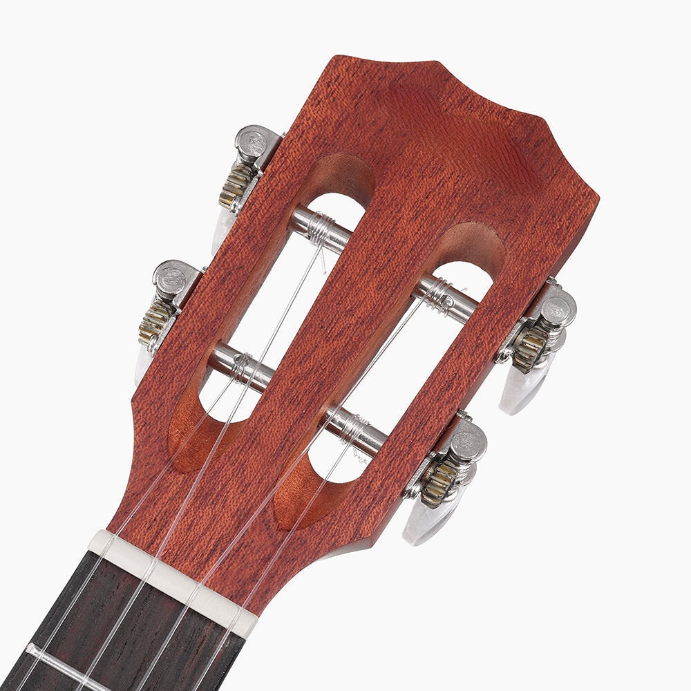23 Inch Mahogany High Molecular Carbon String Coffee Color Ukulele for Guitar Player Image 7