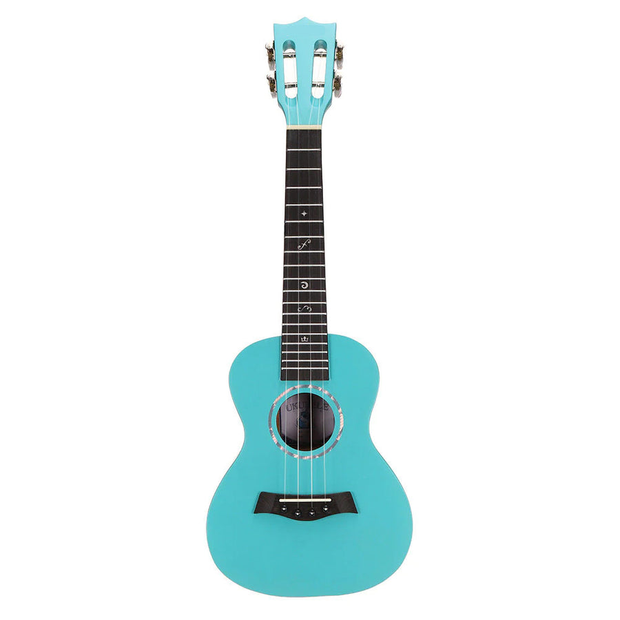 23 Inch Okoume High Molecular Carbon String Blue Ukulele for Guitar Player Image 1