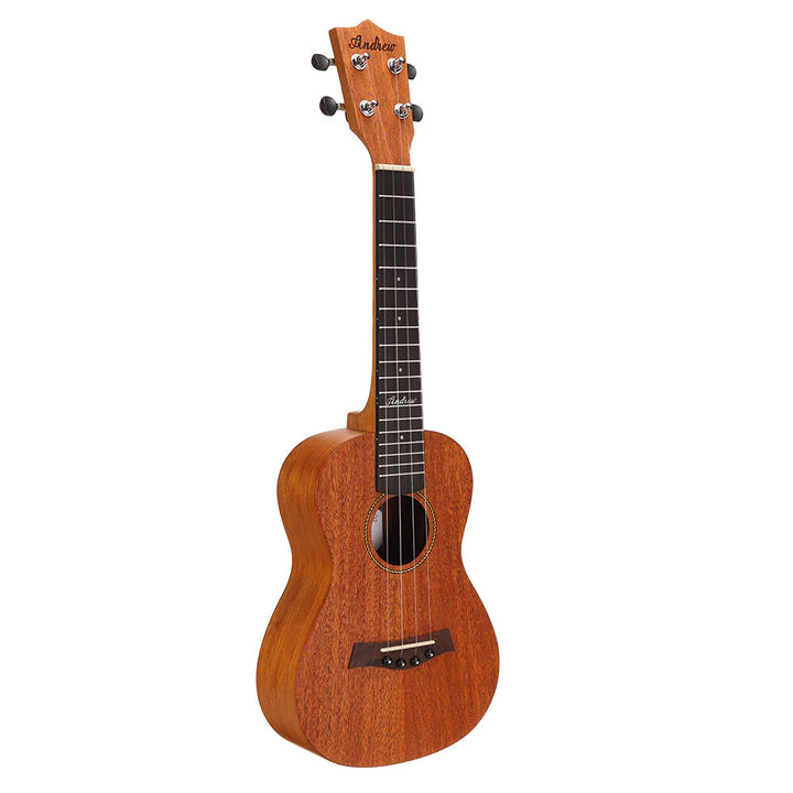 23 Inch Mahogany High Molecular Carbon String Log Color Ukulele for Guitar Player Image 3