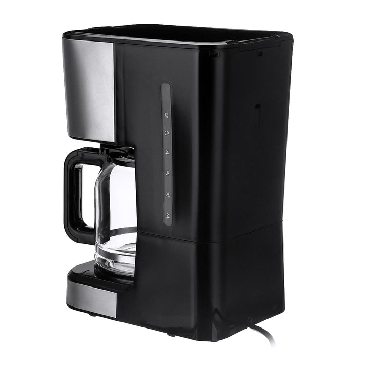220V Coffee Maker 12 Cups 1.5L Semi-Automatic Espresso Making Machine Stainless Steel Image 4