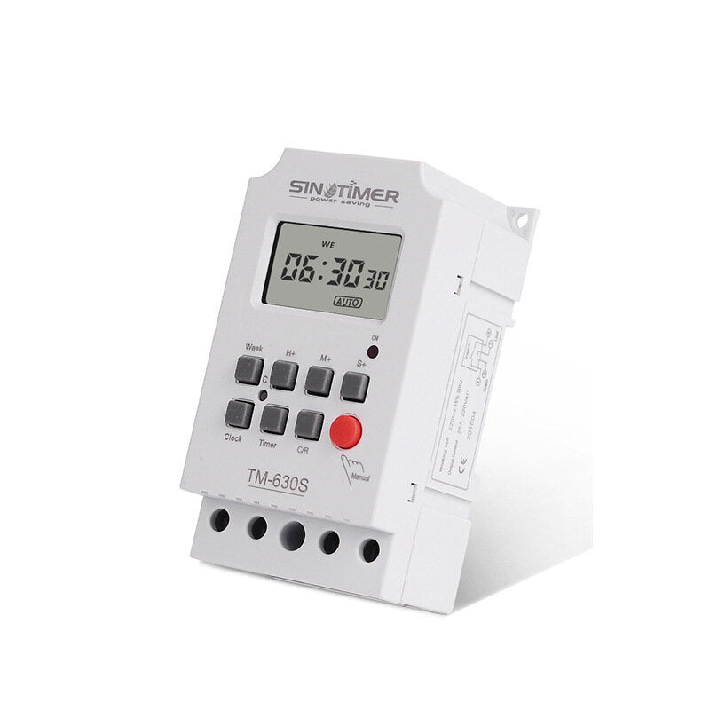 220V LCD Digital Programmable Timer Switch with Interval 1 Second Power Direct Output Image 4