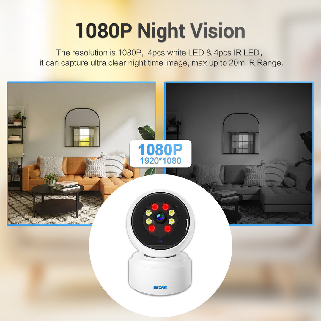 2MP 1080P 5G Dome WIFI IP Camera Mobile Tracking Coud Storage Bidirectional Voice Night Vision Home Security CCTV Image 6