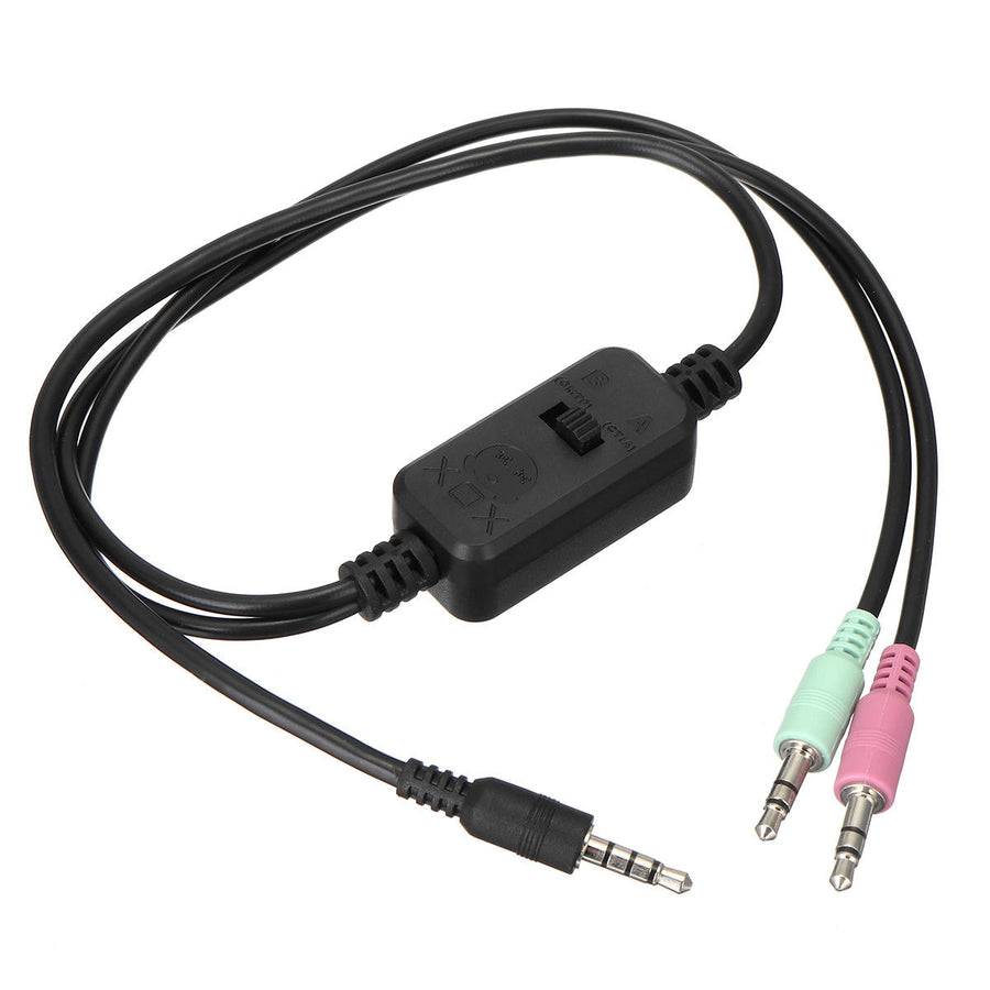 3.5mm Live Stream Streaming Sound Card Adaptor Cable Upgraded Version Image 1