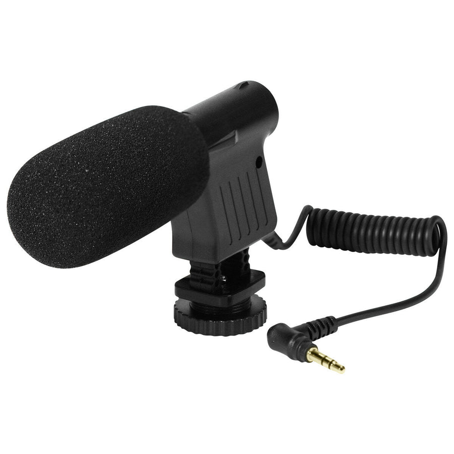 3.5mm Professional Recording Microphone Digital Video DV Camera Studio Stereo Camcorder for Canon Pentax SLR Image 1