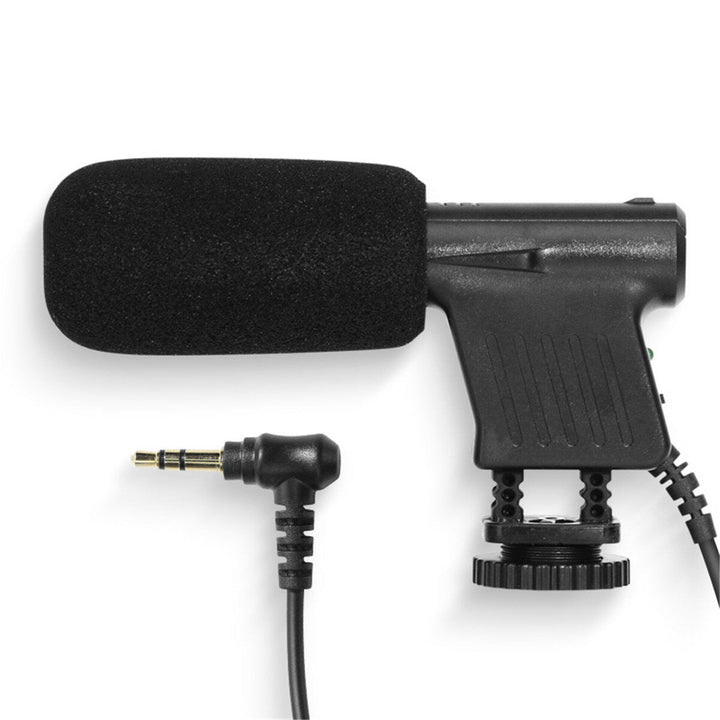 3.5mm Professional Recording Microphone Digital Video DV Camera Studio Stereo Camcorder for Canon Pentax SLR Image 6